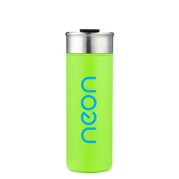 18 oz. stainless tumbler with snap close lid.... from ASI 40261 Berney-Karp Inc / Creative Source