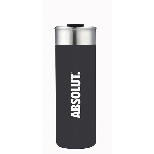 18 oz. stainless tumbler with snap close lid.... from ASI 40261 Berney-Karp Inc / Creative Source