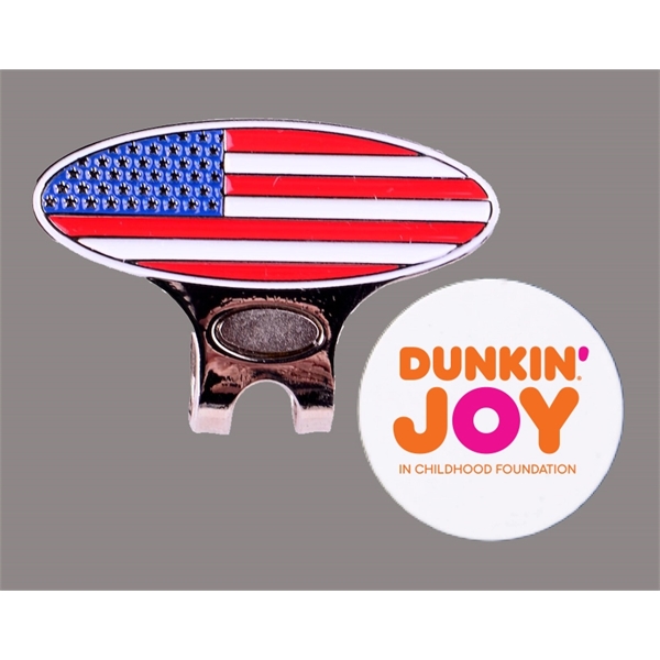 Golf Visor Hat Clip with Removable Magnetic Ball Marker with Full... from ASI 56420 Genesis