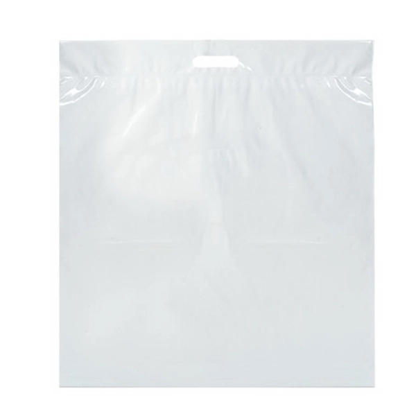 20" x 22" x 4" LDPE plastic bag with die-cut handle.... from ASI 35290 American Ad Bag Co