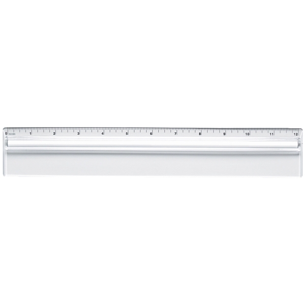 Plastic 12" ruler with magnifying glass.... from ASI 61125 Hit Promotional Products / Hit®