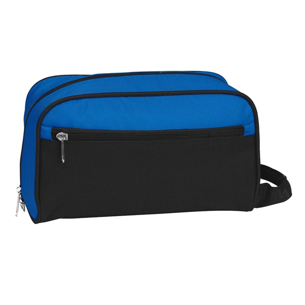 Toiletry bag, made of 600 Denier Polyester with side handle for... from ASI 61125 Hit Promotional Products / Hit®