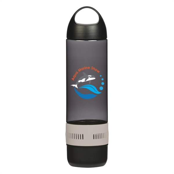16 oz. impact- and shatter-resistant bottle with wireless speaker.... from ASI 61125 Hit Promotional Products