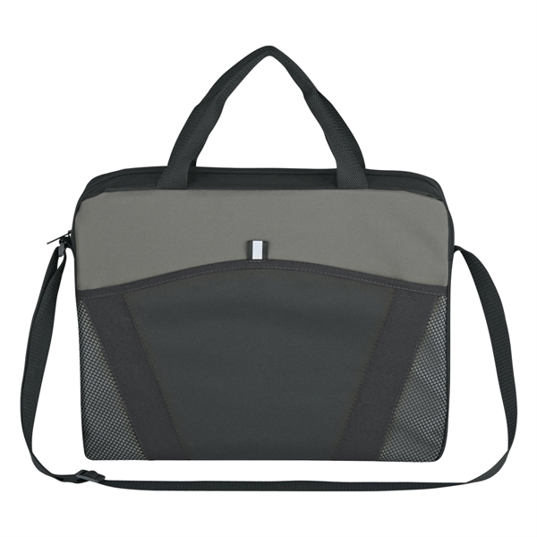 Messenger brief with large front pocket and adjustable shoulder strap.... from ASI 61125 Hit Promotional Products / Hit®