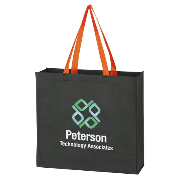 Non-Woven Tote Bag.  Made of 80 Gram Non-Woven, Coated Water-Resistant... from ASI 61125 Hit Promotional Products / Hit®