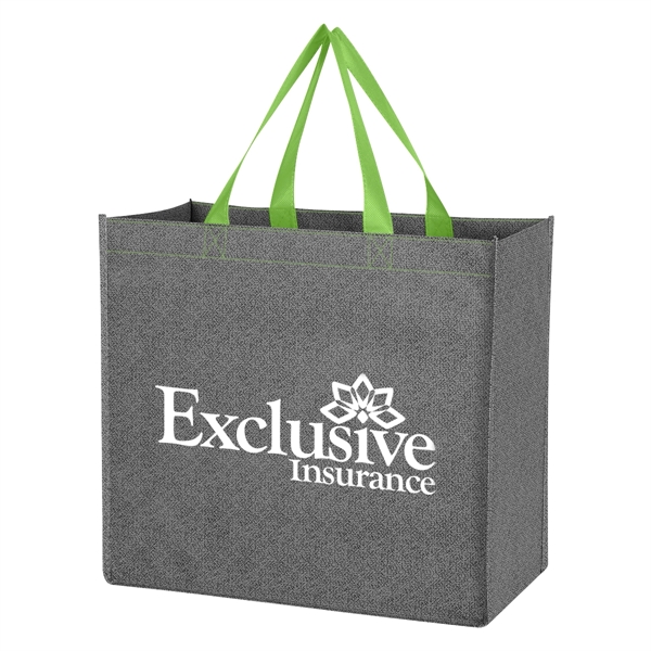 Tote bag made of 80 gram nonwoven, coated, water resistant polypropylene... from ASI 61125 Hit Promotional Products / Hit®