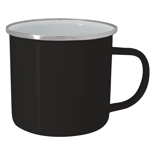 16 oz. mug made of enamel in multiple colors;... from ASI 61125 Hit Promotional Products / Hit®