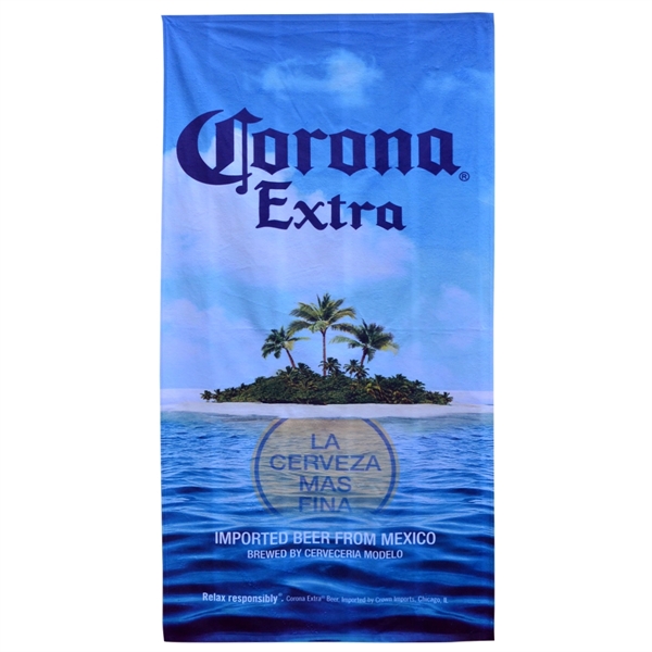 30" x 60" beach towel for a comfortable barrier between you... from ASI 61125 Hit Promotional Products / Hit®