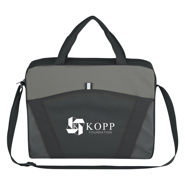 Messenger brief with large front pocket and adjustable shoulder strap.... from ASI 61125 Hit Promotional Products / Hit®