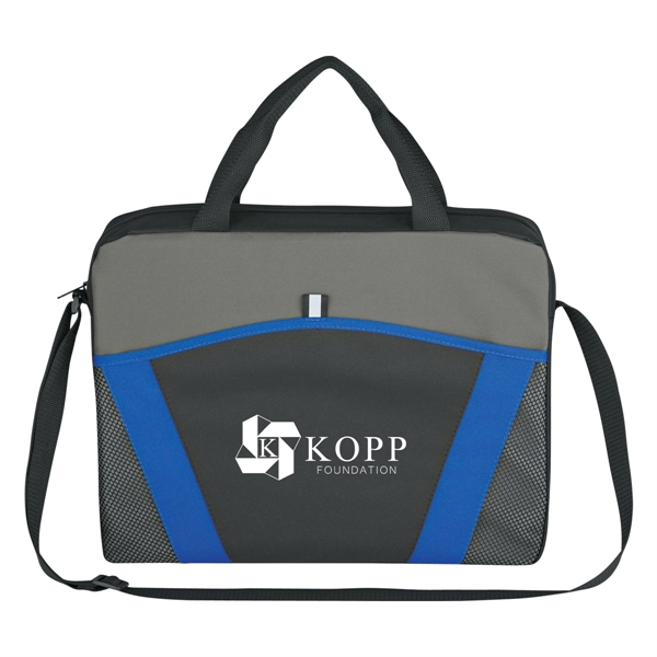 Messenger brief with large front pocket and adjustable shoulder strap.... from ASI 61125 Hit Promotional Products / Hit®