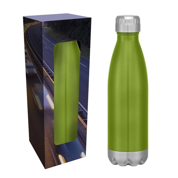 16 oz. stainless steel, vacuum sealed bottle with custom gift box.... from ASI 61125 Hit Promotional Products / Hit®