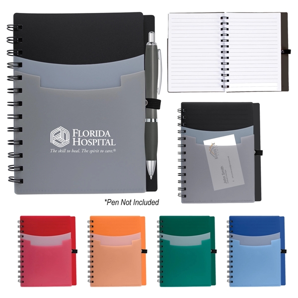 Tri-pocket notebook for taking down important notes or jotting new ideas... from ASI 61125 Hit Promotional Products / Hit®