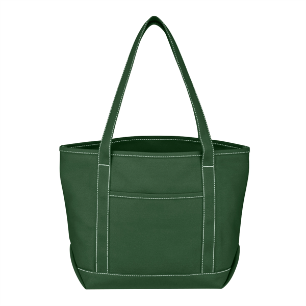 Medium Cotton Canvas Yacht Tote.  24 oz. Canvas.  Outside... from ASI 61125 Hit Promotional Products / Hit®