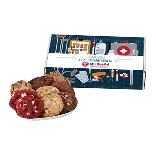 Healthcare Heroes Fresh Baked Assorted Cookie Gift Set in Mailer Box... from ASI 71685 Midnite Snax®