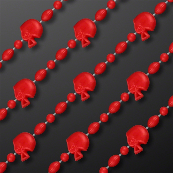 Football Head Party Bead Necklaces; Blank Pricing... from ASI 34194 ALightPromos