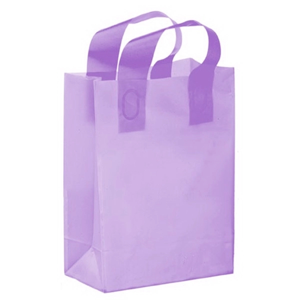 18" x 18" x 4" HDPE plastic square bag with gusset,... from ASI 35290 American Ad Bag Co
