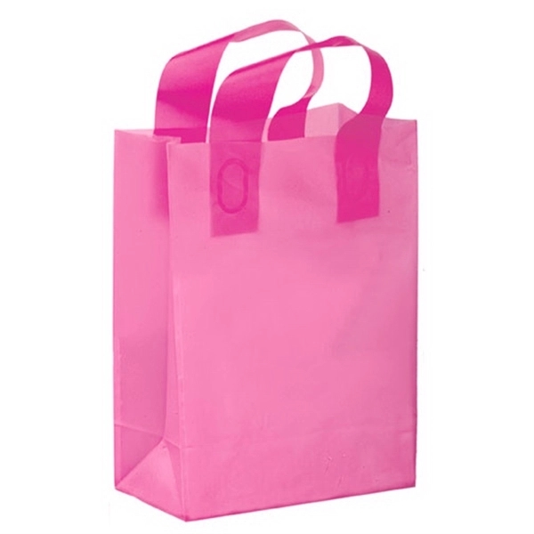 18" x 18" x 4" HDPE plastic square bag with gusset,... from ASI 35290 American Ad Bag Co