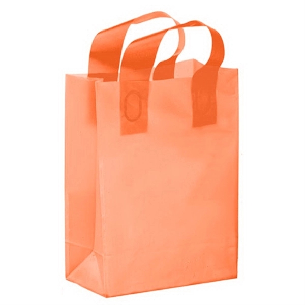18" x 18" x 4" HDPE plastic square bag with gusset,... from ASI 35290 American Ad Bag Co