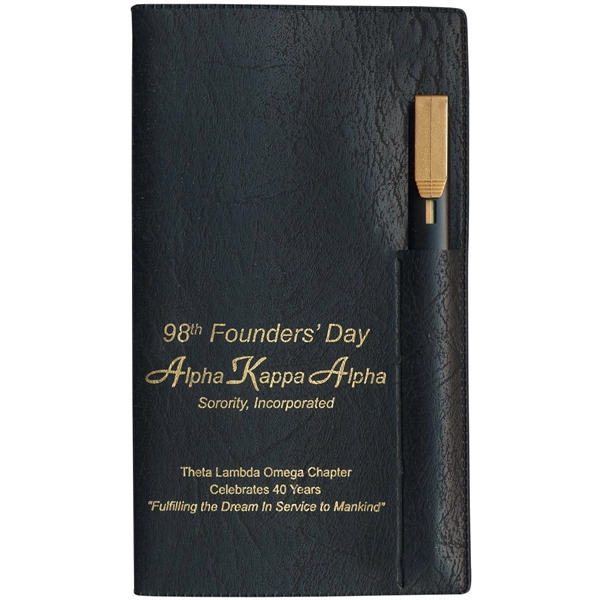 Executive Vinyl Cover Weekly Pocket Planner with Pen... from ASI 83770 Royal Industries / The Royal Line