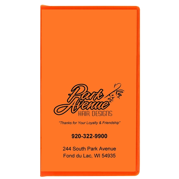 Ultra Vibrant TEK Translucent Vinyl Weekly Planner... from ASI 83770 Royal Industries / The Royal Line