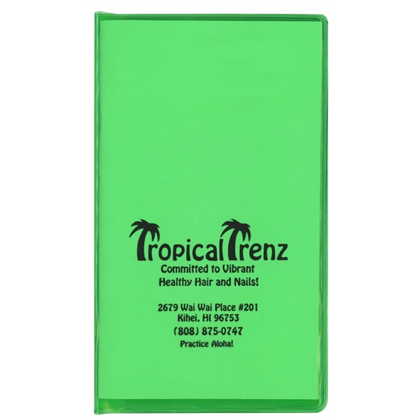 Ultra Vibrant TEK Translucent Vinyl Weekly Planner... from ASI 83770 Royal Industries / The Royal Line