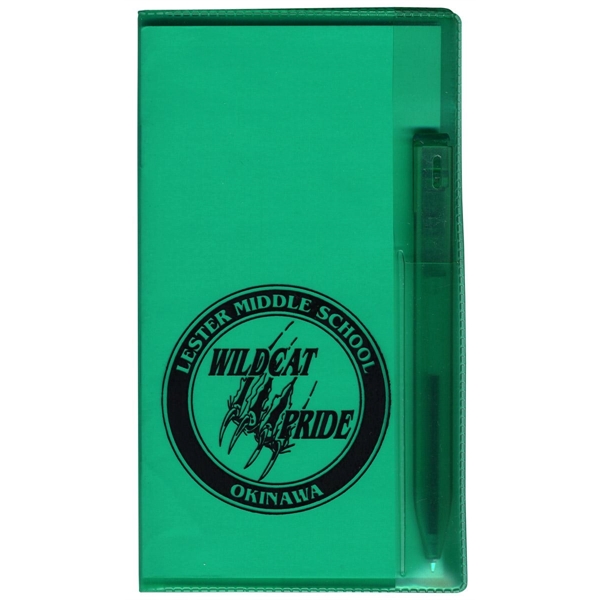 Translucent Vinyl Cover Academic Planner with Flat Matching Pen.... from ASI 83770 Royal Industries / The Royal Line