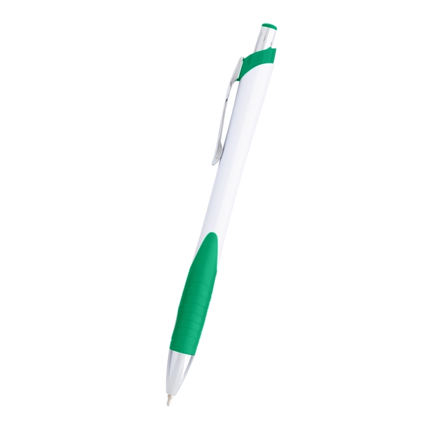 Sleek write Haven pen with low viscosity ink, a rubber grip... from ASI 61125 Hit Promotional Products