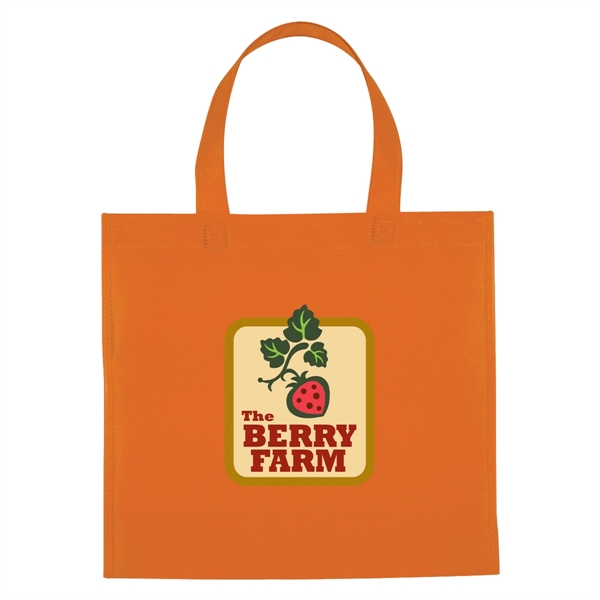 Tote bag made of 80 gram non-woven coated water-resistant polypropylene with... from ASI 61125 Hit Promotional Products / Hit®