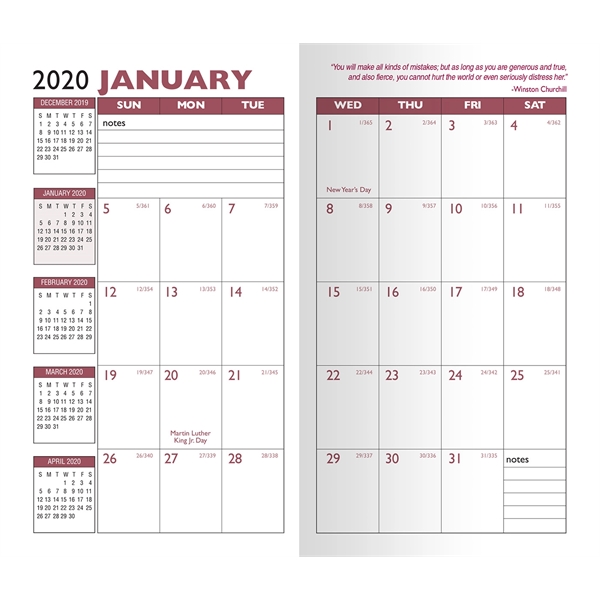 Translucent Academic Monthly Pocket Planner... from ASI 83770 Royal Industries / The Royal Line