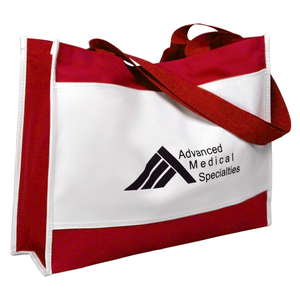 Spacious shopping tote with 24" handles.... from ASI 40544 Binaco / Binaline
