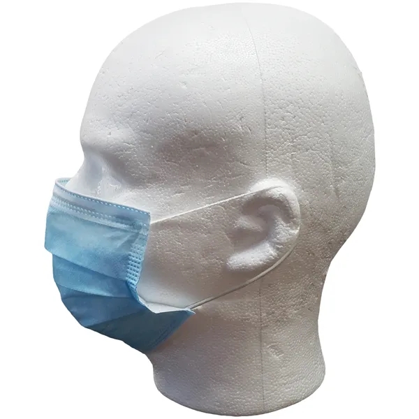 This disposable face mask has ear loops that are designed for... from ASI 31260 AdCapitol