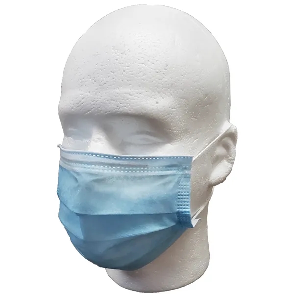 This disposable face mask has ear loops that are designed for... from ASI 31260 AdCapitol
