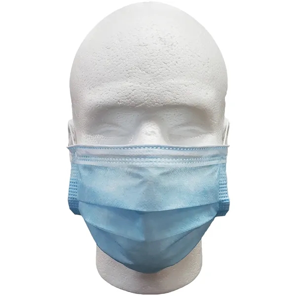 This disposable face mask has ear loops that are designed for... from ASI 31260 AdCapitol