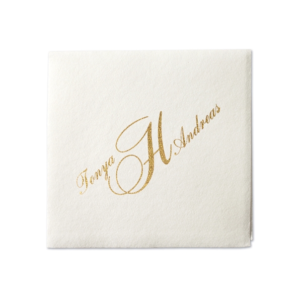 Beverage napkins, 1/4 fold 5" x 5" folded, 10" x 10"... from ASI 88200 TK Sorg's - A Div of Arch Promo Group, LLC / PETITE