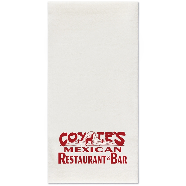 Dinner napkins, 4 1/4" x 8 1/2" folded, 17" x 17"... from ASI 88200 TK Sorg's - A Div of Arch Promo Group, LLC / PETITE