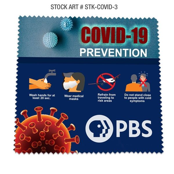 Cleaning cloth made of microfiber material for cleaning electronics and glasses... from ASI 44900 NC Custom (CI/Lanco) / Taylor & Grant Lanco