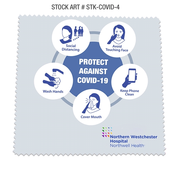 Cleaning cloth made of microfiber material for cleaning electronics and glasses... from ASI 44900 NC Custom (CI/Lanco) / Taylor & Grant Lanco
