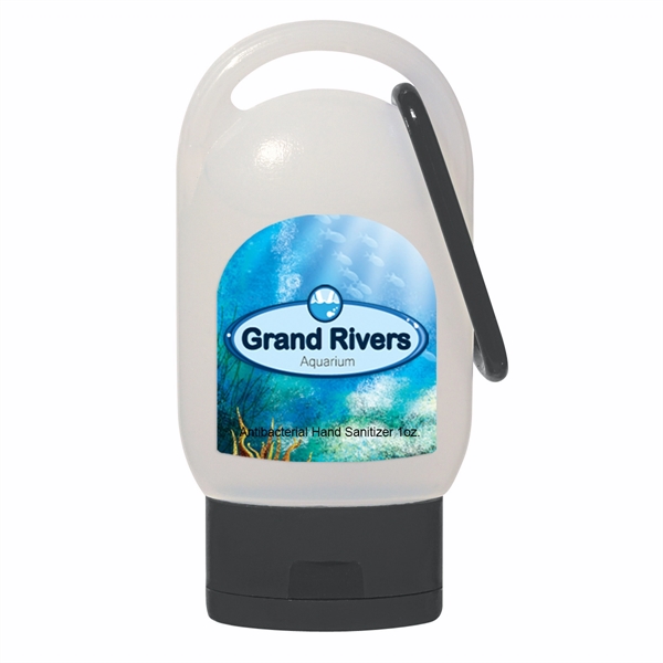 1 oz. Hand Sanitizer with Carabiner.  1 3/4" Carabiner.... from ASI 61125 Hit Promotional Products / Hit®
