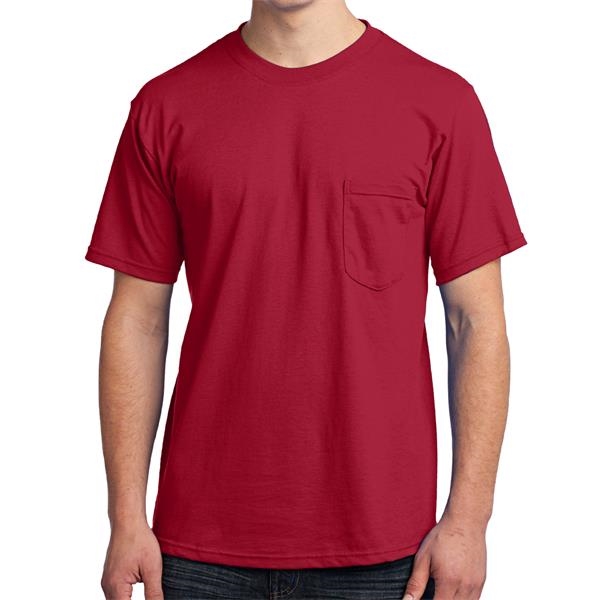 Port & Company® - All-American Tee With Pocket... from ASI 61125 Hit Promotional Products / Hit®