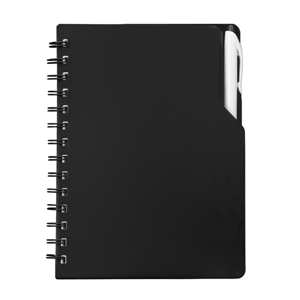Spiral notebook with matching pen in elastic pen loop.... from ASI 61125 Hit Promotional Products / Hit®