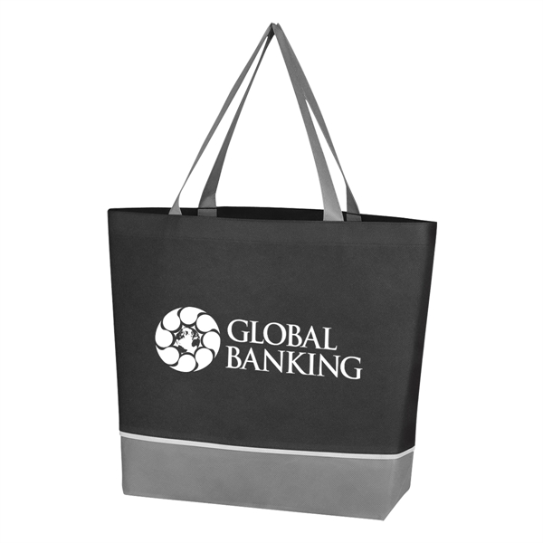 Tote bag made of nonwoven polypropylene that measures 17 1/2" x... from ASI 61125 Hit Promotional Products / Hit®