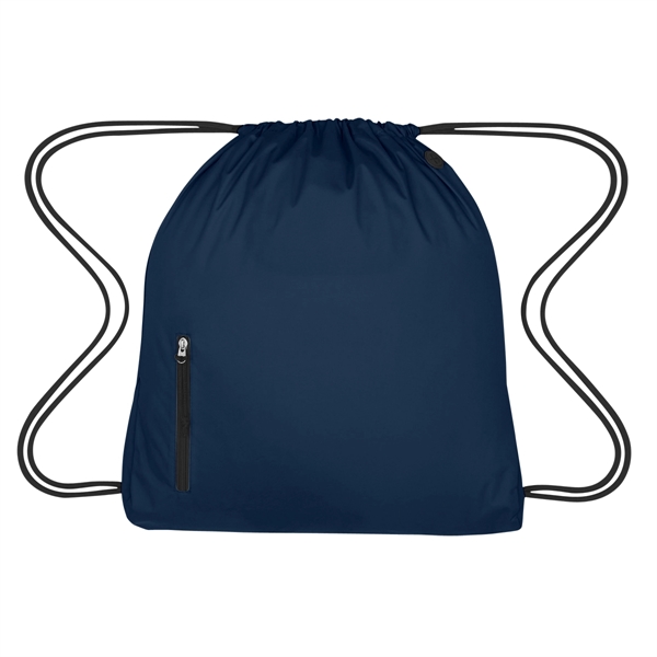 High density pongee nylon material drawstring pack.... from ASI 61125 Hit Promotional Products / Hit®