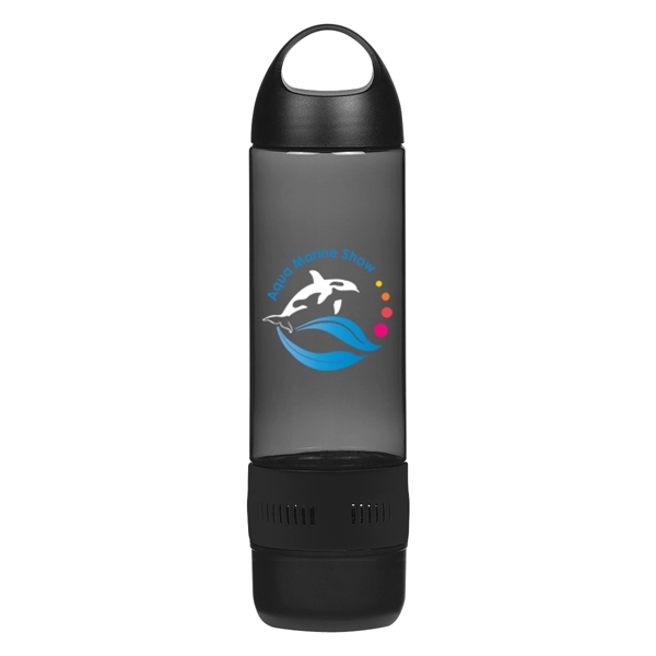 16 oz. impact- and shatter-resistant bottle with wireless speaker.... from ASI 61125 Hit Promotional Products