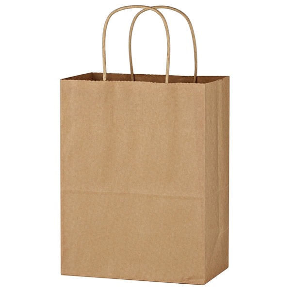 8" x 10 1/4" shopping bag made from Kraft paper.... from ASI 61125 Hit Promotional Products / Hit®