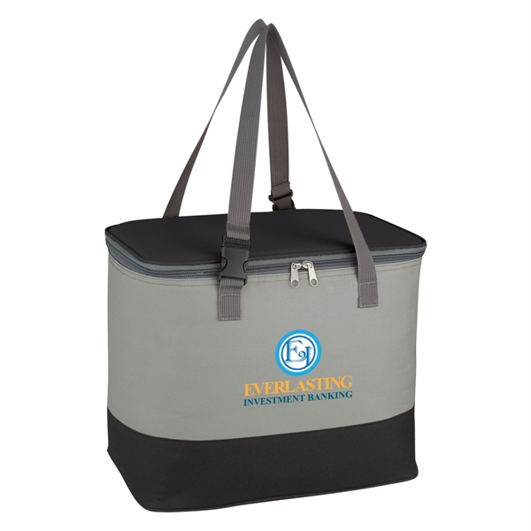 Polyester cooler bag with foam insulation, zippered main compartment and 22"... from ASI 61125 Hit Promotional Products / Hit®