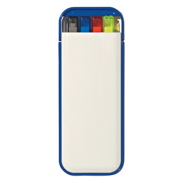 4 In 1 Writing set contains mechanical pencil, yellow highlighter and... from ASI 61125 Hit Promotional Products / Hit®