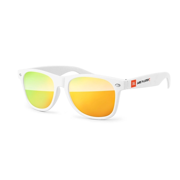 Quality polycarbonate sunglasses with mirror 100% UVA/UVB lenses, frame available in... from ASI 57371 Eyevertising