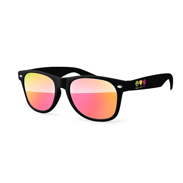 Quality PC Retro sunglasses with mirror UV400 impact resistant PC lenses.... from ASI 57371 Eyevertising / Eyevertising®