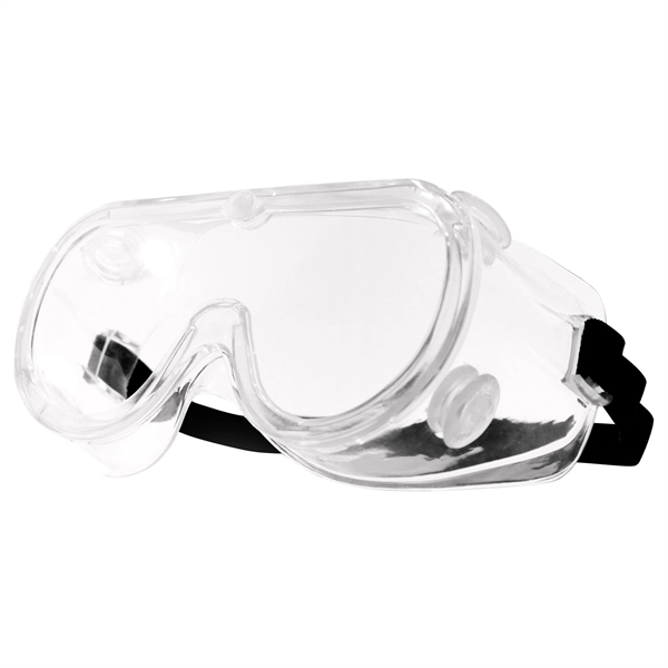 Safety goggles feature a secure fit. Adjustable strap for a comfortable... from ASI 57371 Eyevertising