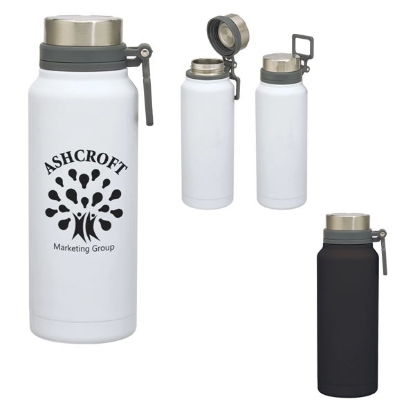 40 oz. double wall stainless steel vacuum-insulated growler with an easy... from ASI 61125 Hit Promotional Products / Hit®